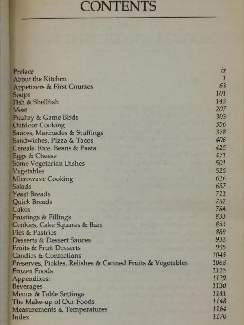 Vintage Fannie Farmer Cookbook, 1994 Paperback Edition
